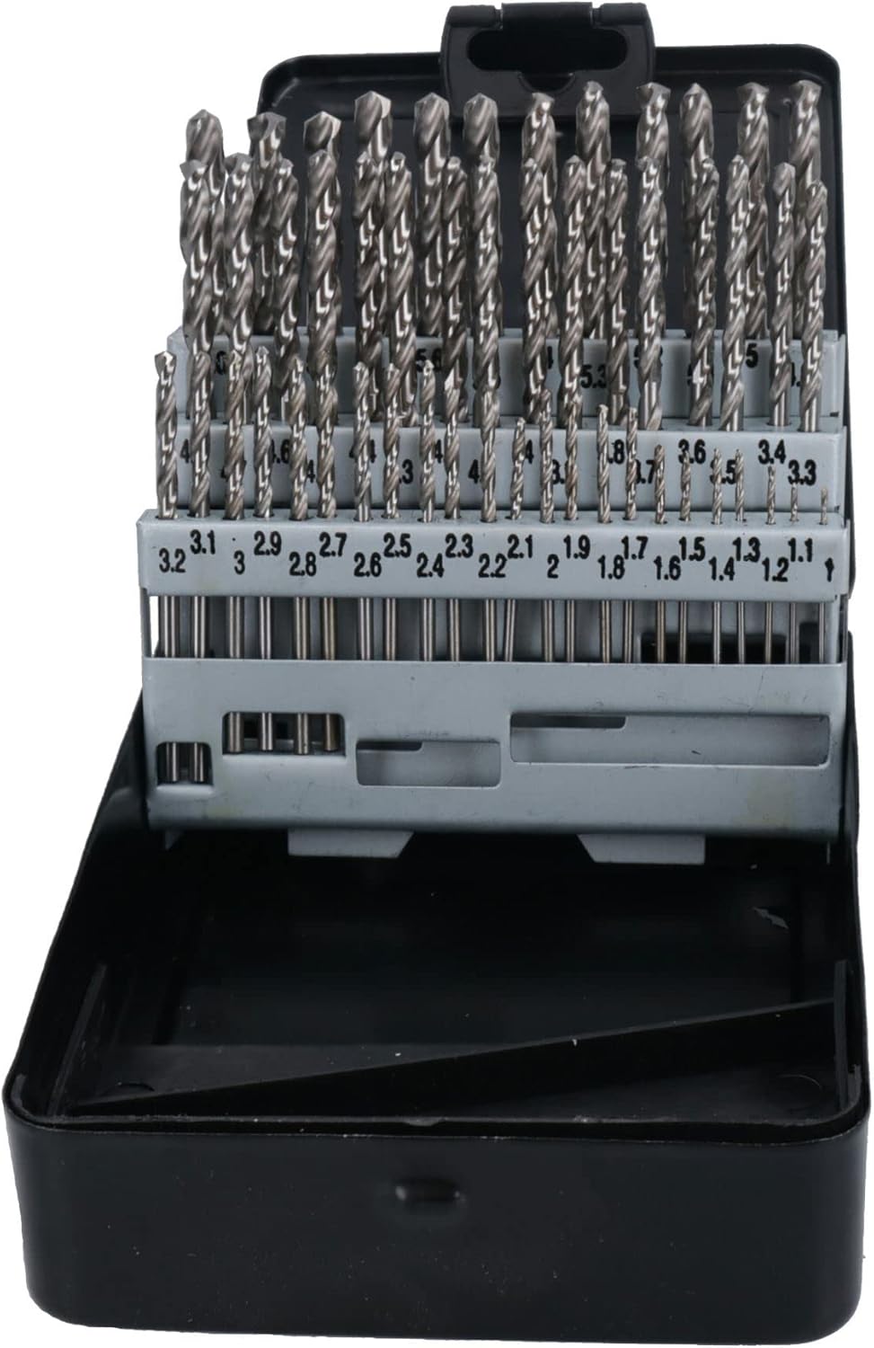 Metric HSS G Drill Bit Set Split Point Drills in 0.1mm Increments 1mm – 6mm 51pc