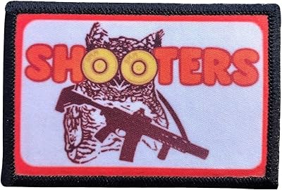 Shooters Morale Patch Removable Hook and Loop for Molle Gear, Operator Hat, Rucksack, Pack Bag, Backpack, Made in The USA