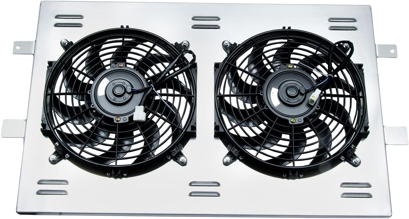 radiator shroud with electric fan for 1999-2013 chevy silverado gmc sierra 1500 2500 pickup