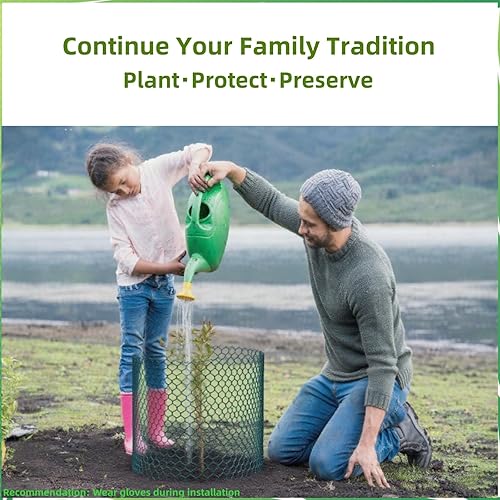 Miniatura 5 de Alambre de pollo, fácil de moldear, 15.7 x 95 pulgadas, recubierto de PVC verde, malla de alambre hexagonal galvanizado ligero, alambre de pollo