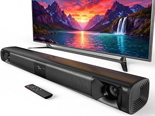 31 Inch Sound Bar, 2‑in‑1 Detachable Surround Sound System for TV