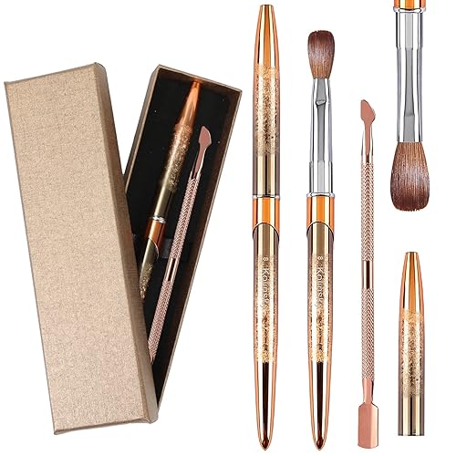 Kolinsky - Brocha de uñas acrílicas, tamaño 8, para aplicación acrílica, cepillo profesional de polvo acrílico para arte de uñas, juego de pinceles disponible en Yaxa El Salvador