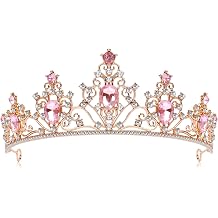 Tiara Crown for Women,Crystal Princess Tiaras Rhinestone Queen Headband Wedding Hair Accessories for Costume Birthday Party Prom Gifts