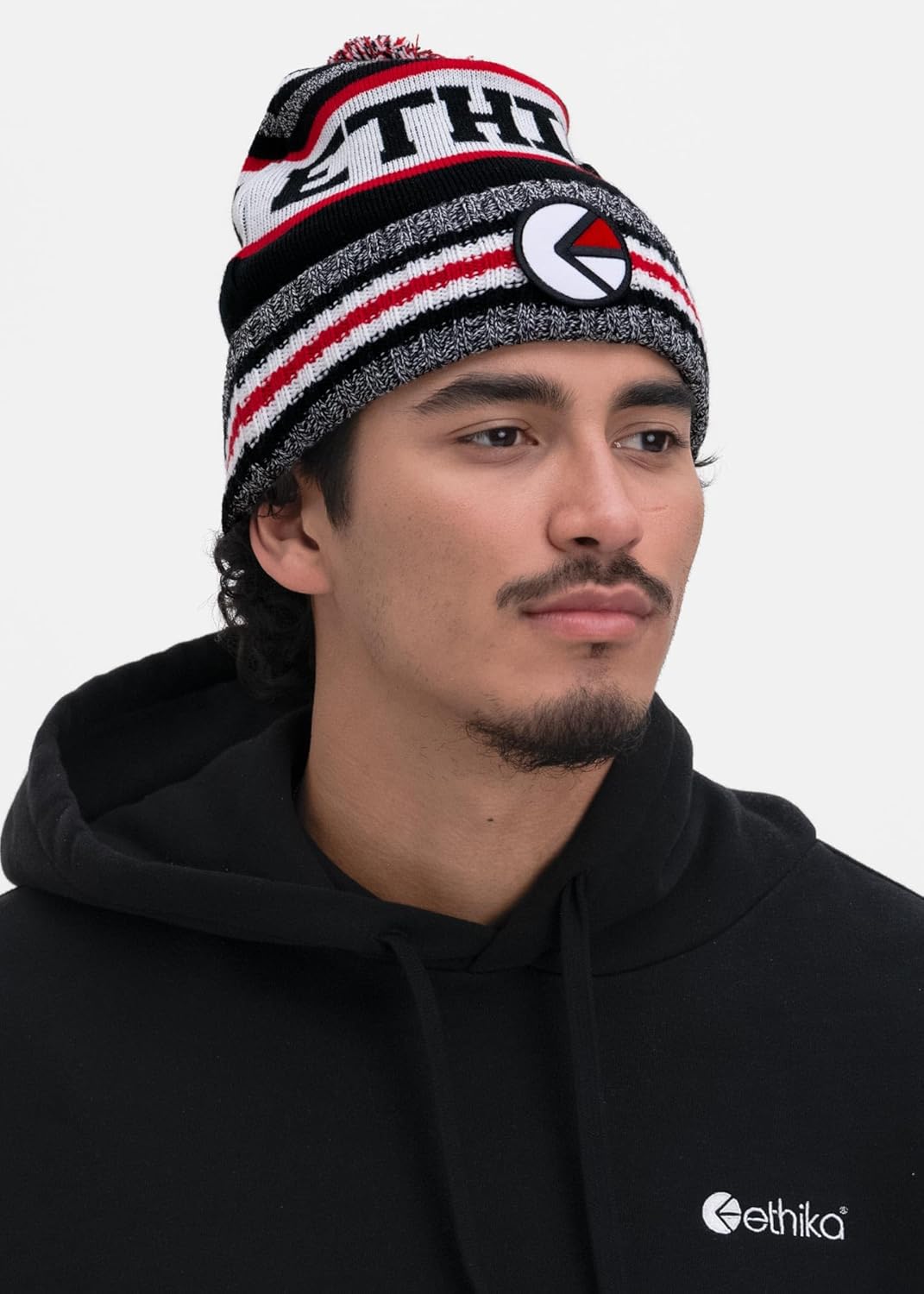 Ethika Beanie, Knit Cuffed Beanie One Size Streetwear Winter Hat - Image 3