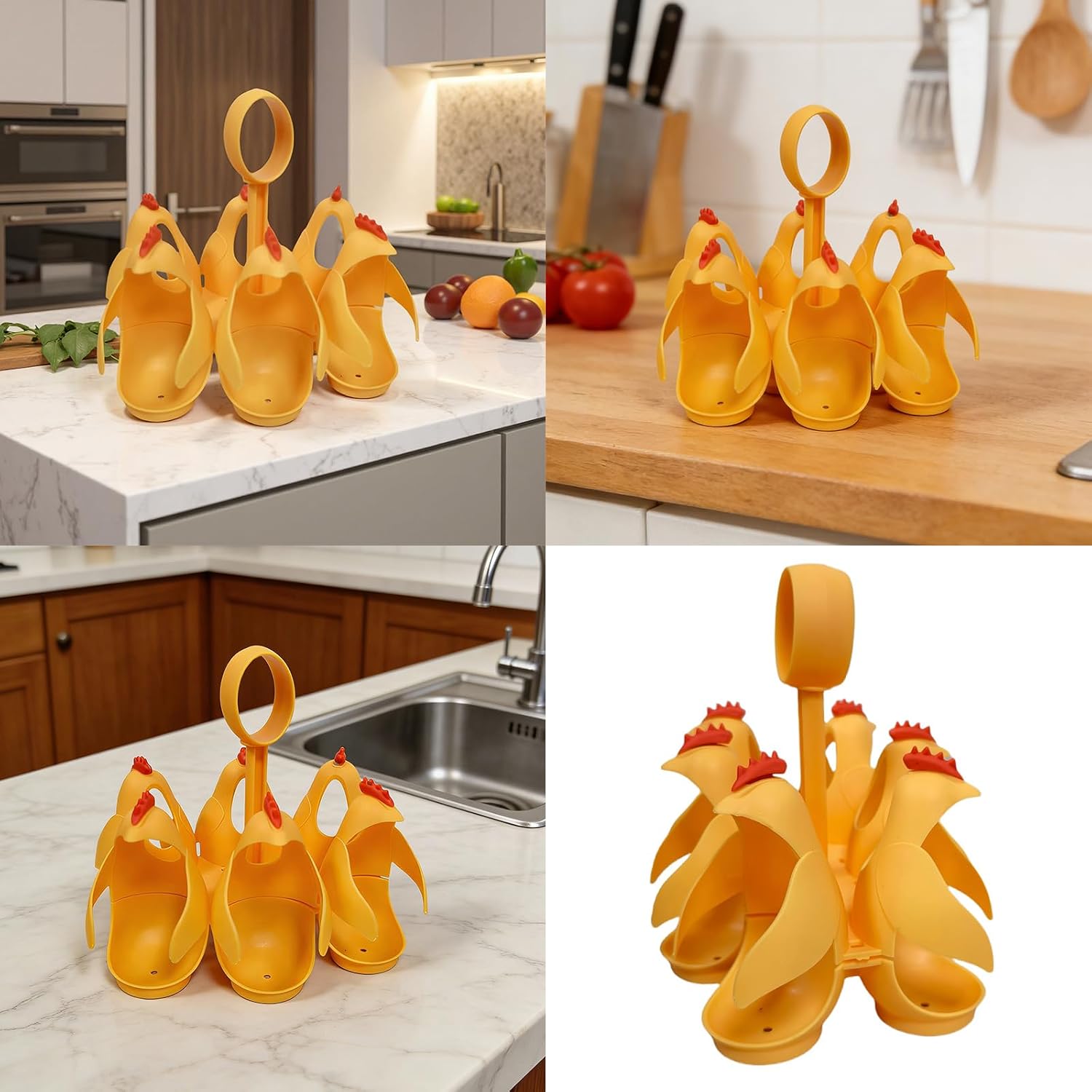User Friendly Eggs Storage Featuring Visible Design Container for Counting Eggs and Cooking It At Homes Boiled