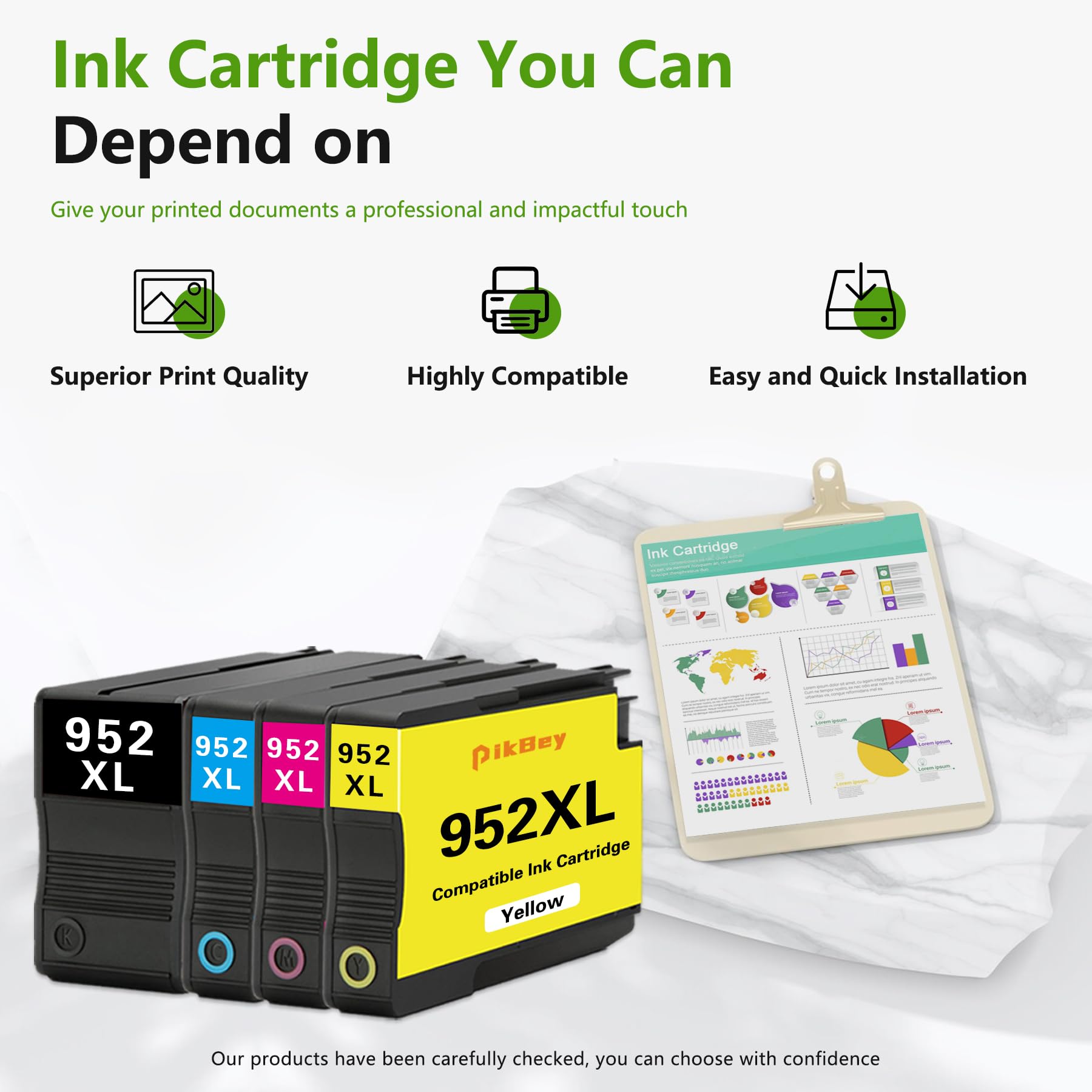 Cartucce Hp 952xl 4 Cartucce Inchiostro Rigenerate Compatibili HP 952XL Per Officejet Pro 8740-8747 Hp Officejet Pro 8710 - Foto 10