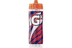 Gx NFL Non-Slip Squeeze Bottles, Gx Hydration System, & Gx Sports Drink Concentrate Pods