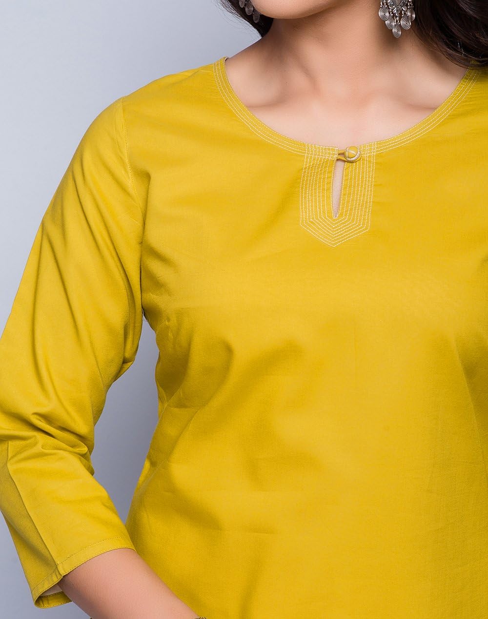 Cotton kurta with mund