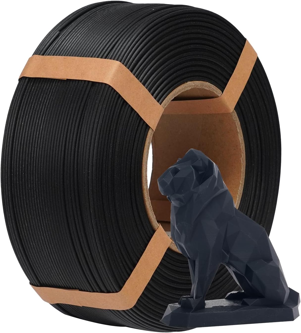 eSUN Matte PLA Filament 1.75mm, 1KG per Spool, 2 Spools Matte 3D Printing Filament for 3D Printers, Milky White