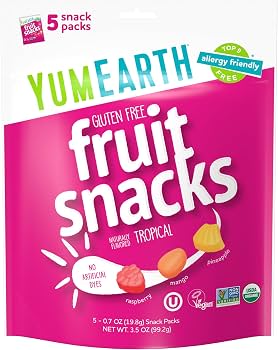 Amazon.com: YumEarth Organic Tropical Fruit Snacks, Tropical Fruit