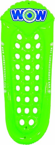 Miniatura 2 de WOW Sports - Flotador inflable para piscina - Tumbona verde - Salón de piscina - Gran balsa flotante para bronceado