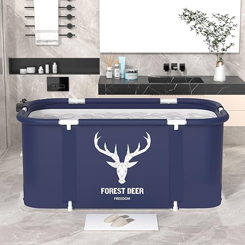 Kit de bañera portátil, bañera plegable para adultos, cabina de ducha, baño familiar separado, bañera de spa, ideal para baño caliente y baño de