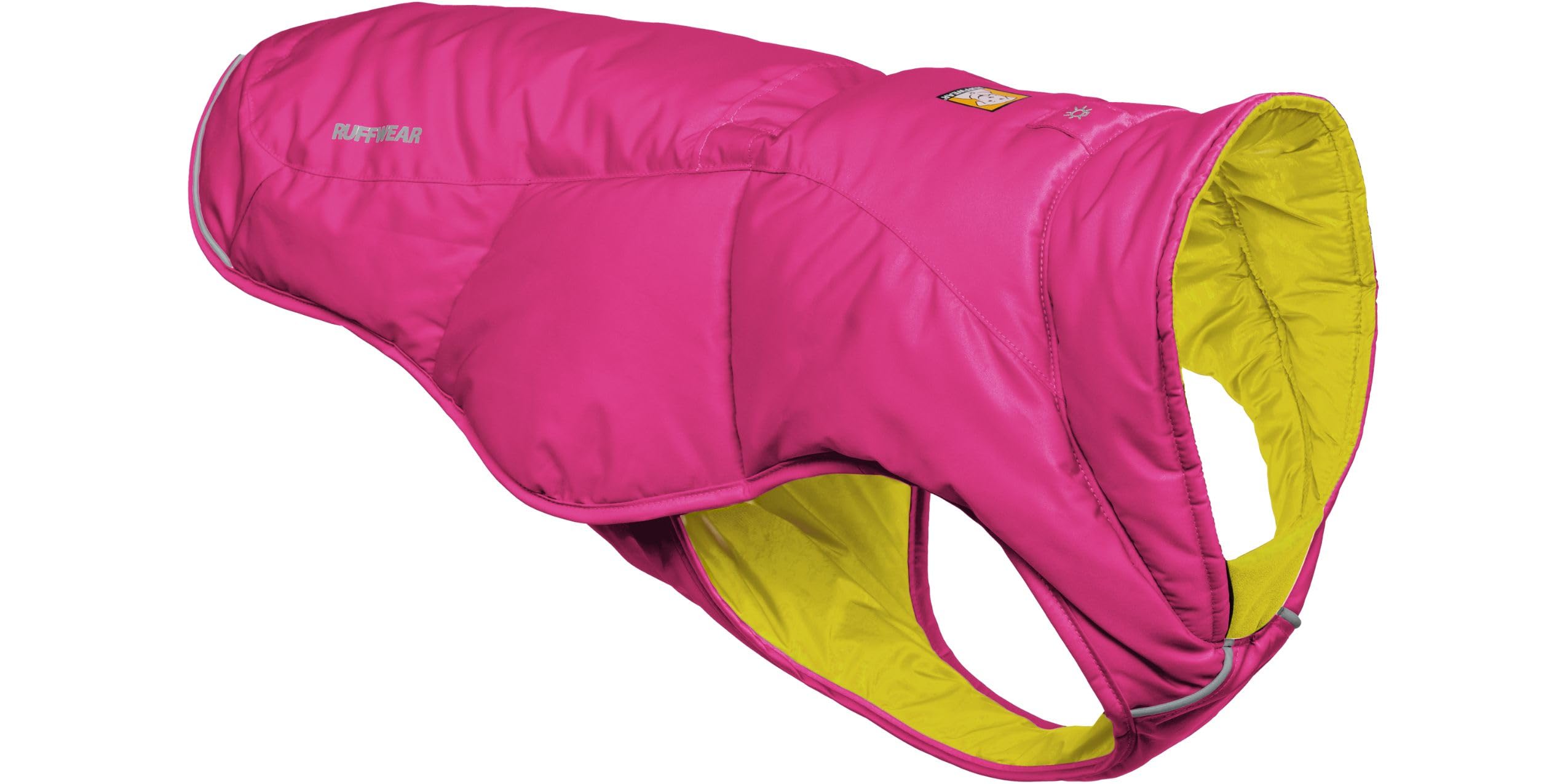 Ruffwear Quinzee Medium Dog Rain Jacket, Insulated All Weather Dog Coat, Water Resistant Dog Jacket