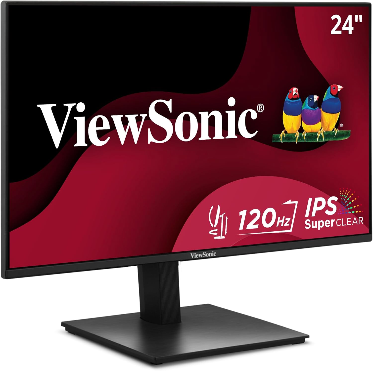 Viewsonic VA2448-MHJ 24 Inch Full HD 1080p IPS Monitor with 120Hz, Advanced Ergonomics, Eye Care, HDMI, and VGA Inputs for Home and Office