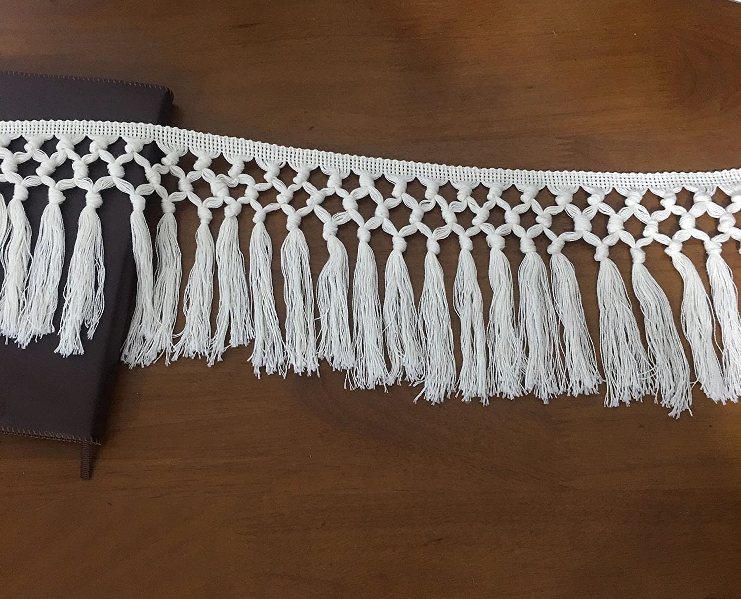 FQTANJU 3 Yards 14cm Wide Tassel Trim - Image 2