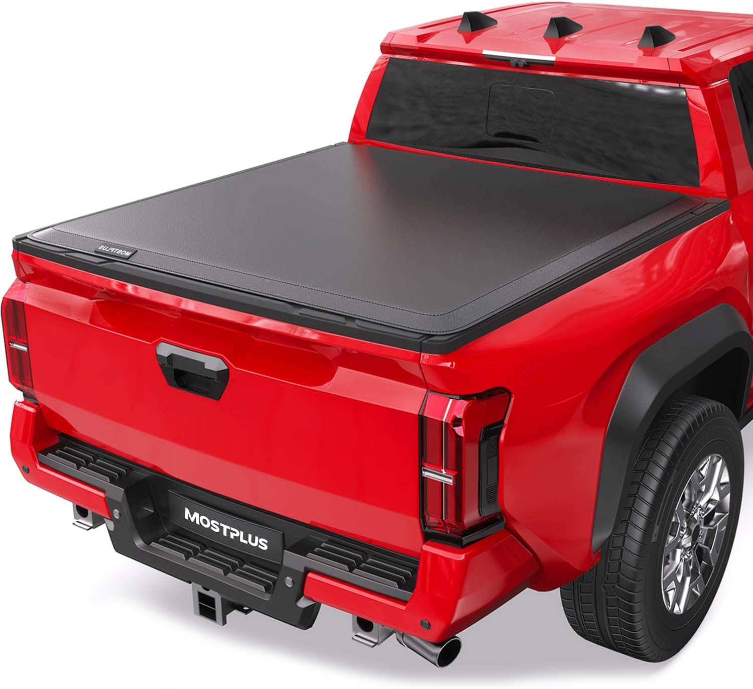 MOSTPLUS Roll-Up Soft Vinyl Truck Bed Tonneau Cover Compatible with 2005-2015 Toyota Tacoma Extra Short Model On Top Fleetside Cargo Bed 5 FT 5 ft Roll-Up 2005-2015