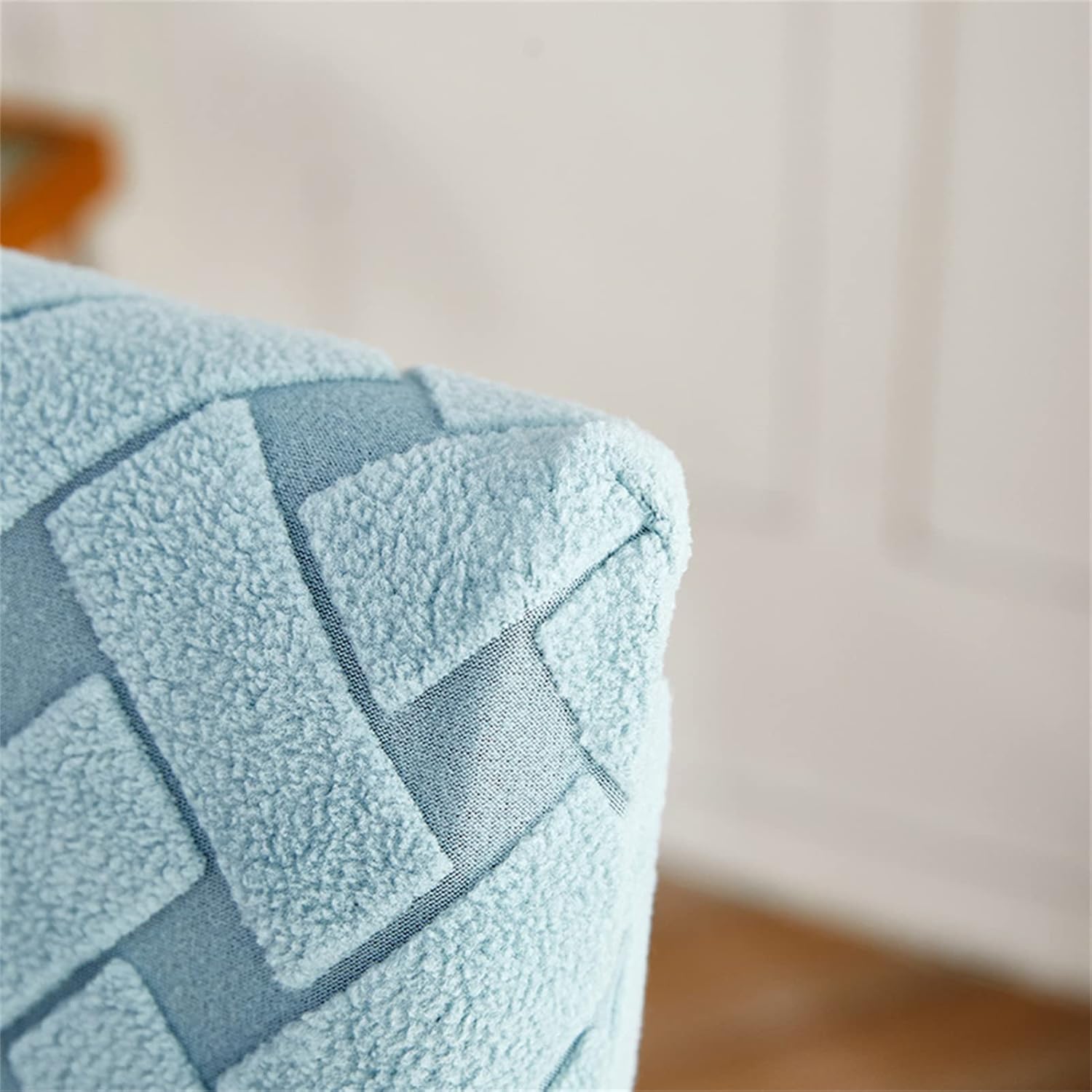 Stretch Dining Chair Covers High Back Dining Chair Slipcover Removable Seat Protector for Dining Room Kitchen Hotel Party (Light Blue,Set of 2)