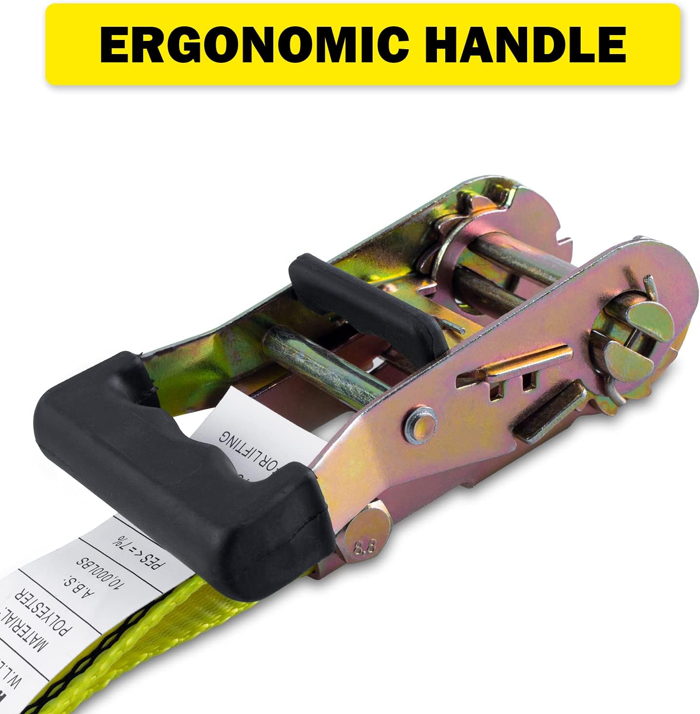 Autofonder 4pcs 1-1/2 x 15 ft Heavy Duty Ratchet Cargo Tie Down Straps 3000 lbs Tie-Down Ratcheting Straps Wire Hook Ends, J-Hook Ratchet Strap TieDowns : Tools & Home Improvement