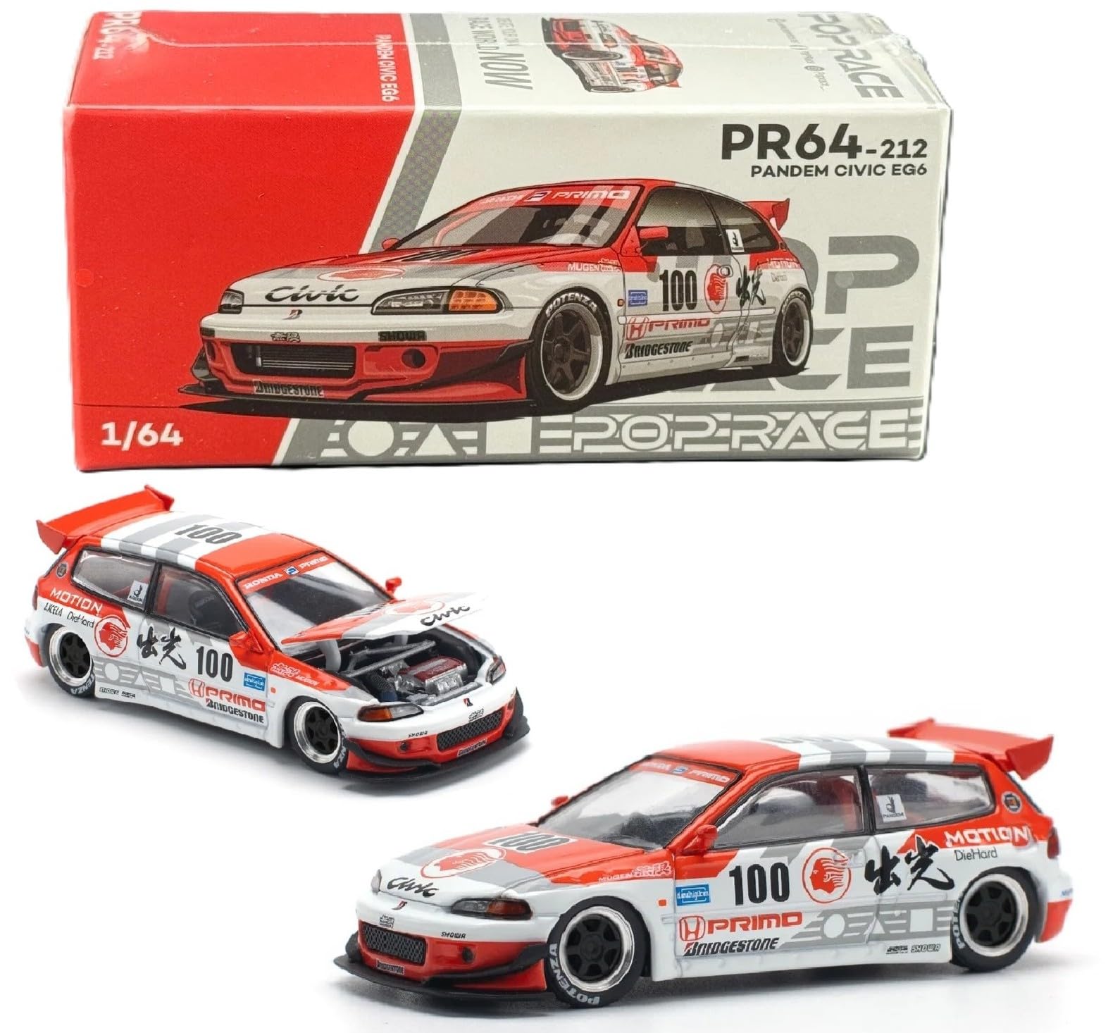 Ignition model 1/64 PANDEM EG6 2台セット Ignition model 1/64 PANDEM EG6 2台セット Ignition model 1/64