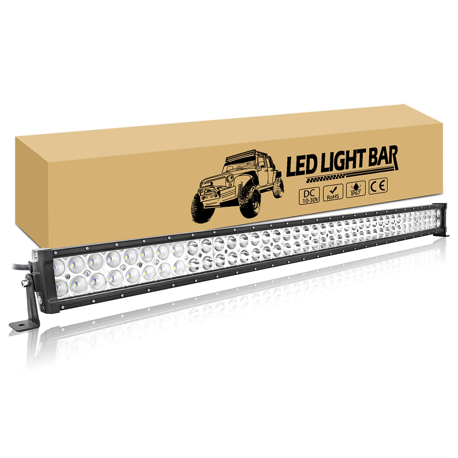 RIGIDON Prosty reflektor roboczy LED, 105 cm, 240 W