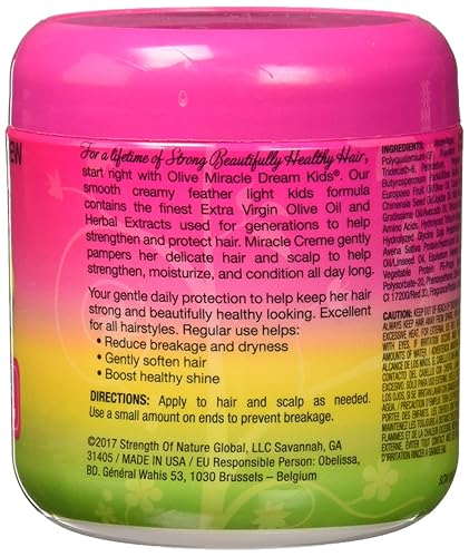 Miniatura 3 de African Pride Dream Kids Crema milagrosa de oliva, 6 onzas