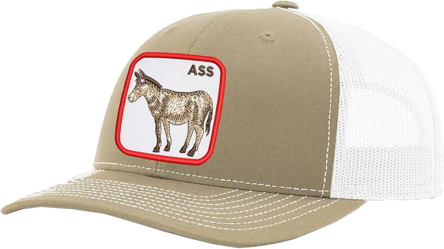 Funny Trucker Hats – Classic Design Snapback Hat, Donkey Trucker Cap for Men, Stylish Humorous Party