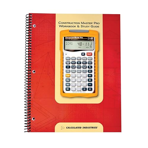 Calculated Industries 2140 Construction Master Pro Workbook and Study Guide