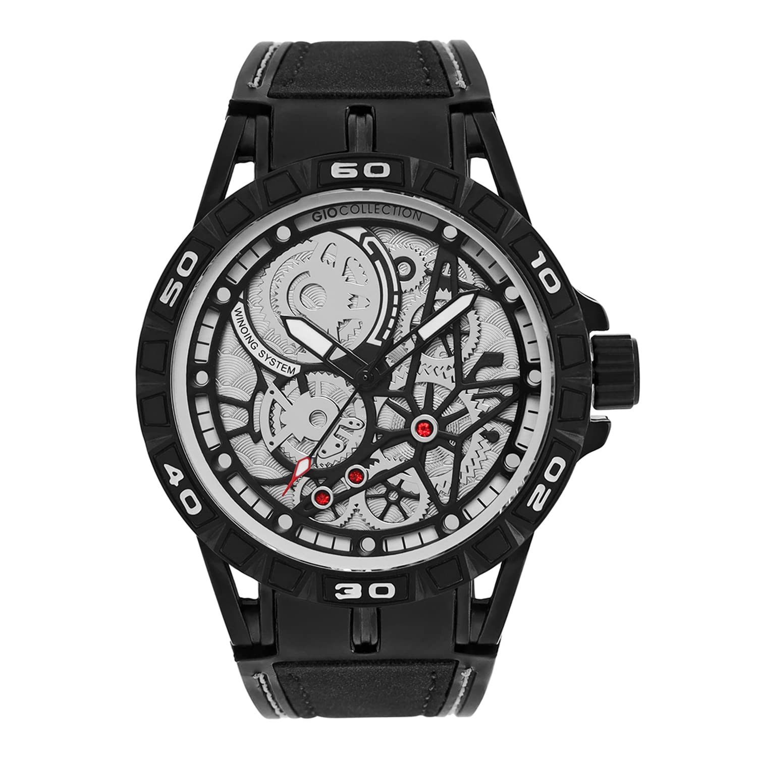 Gio Collection Analogue Black Dial Watch for Men (B09YR7C613) Amazon Price History, Amazon Price Tracker