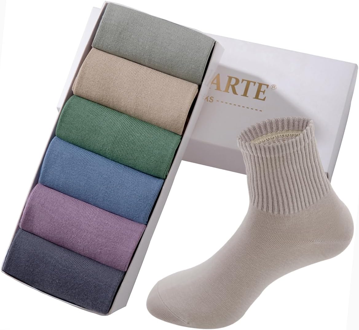 MAGIARTE Womens Mini Crew Ankle Socks Athletic Casual Cotton Socks for Women - Image 5