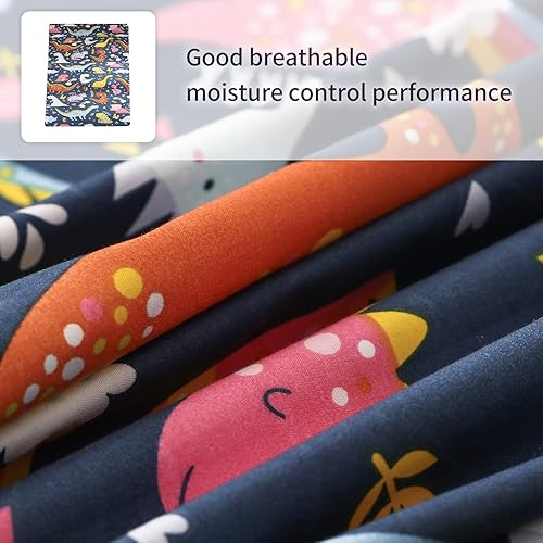 Vista 35 de MAXYOYO Funda de colchón para colchón de futón tradicional japonés, con cremallera, súper suave y lavable a máquina, estrella, tamaño matrimonial