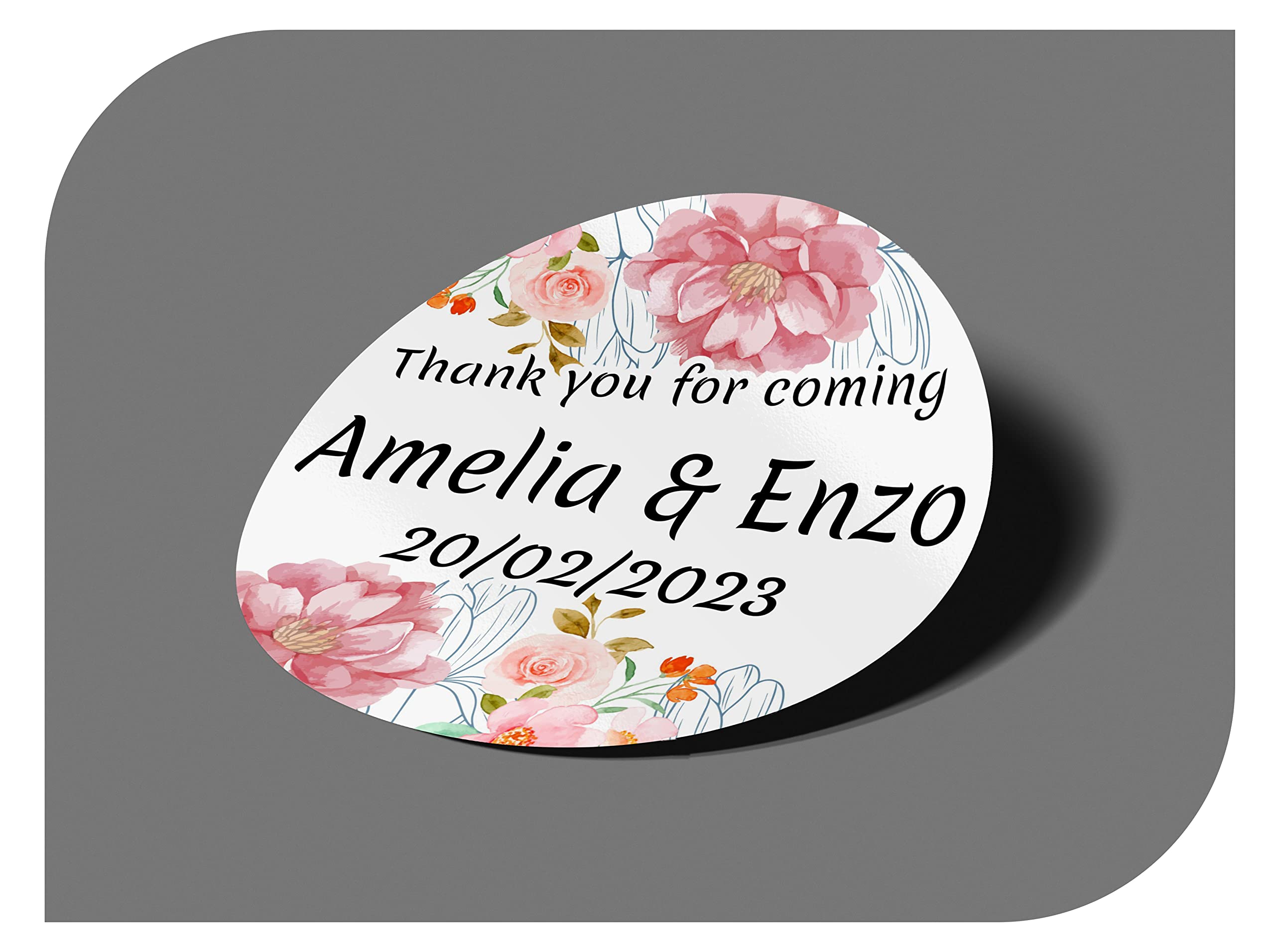 Decoración Eventos Vintage Pegatinas Personalizadas Para Bodas - Etiquetas  Con Nombre Y Fecha Para Invitaciones Y Regalos Adhesivos Detalles Invitados, image size:2560x1912