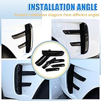 Vista 7 de LLKUANG Cubierta de ventilación de rejilla de parachoques delantero compatible con Land Rover Discovery 5 L462 2017-2023, accesorios decorativos