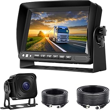 Amazon Co Jp Tonowu T 08 バックカメラモニターセット バックモニター Ahdバックカメラ 7インチipsモニター 2系統入力可能 12v 24v両対応 Ip69k防塵防水 ガイドライン表示 非表示 正像 鏡像を切替え可能 常時使用可能 暗視補正機能 m延長ケーブル付き 1080p 2年保証