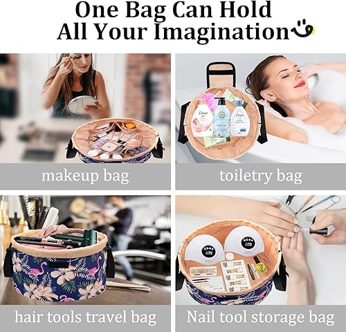 Miniatura 7 de Regalos para el día de San Valentín, bolsa de maquillaje con cordón de barril, bolsa grande para cosméticos, organizador de artículos de tocador