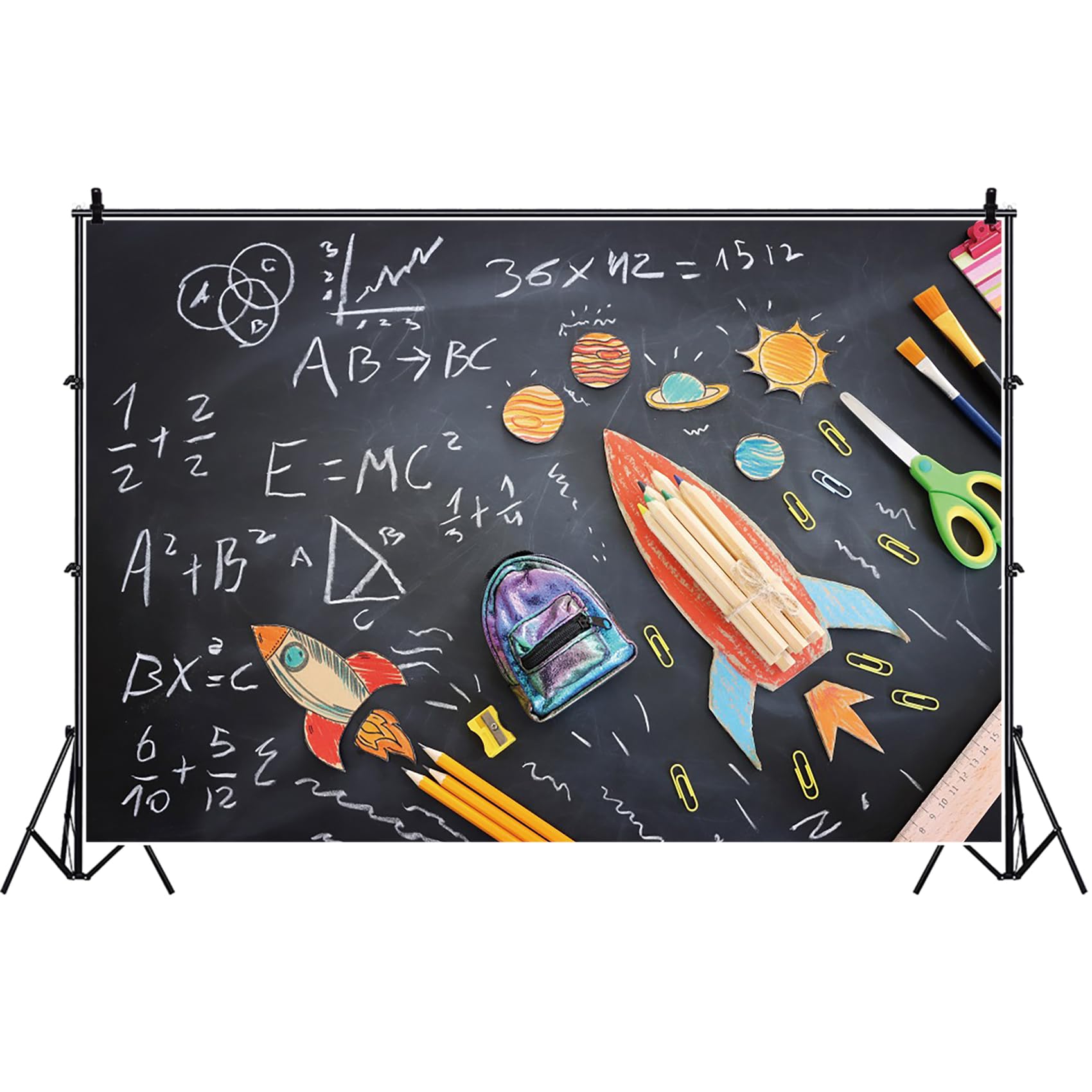 Schul-Hintergrund 3 X 2,4 M – Fotohintergrund Klassenzimmer Look Für Fotoshootings & Partys