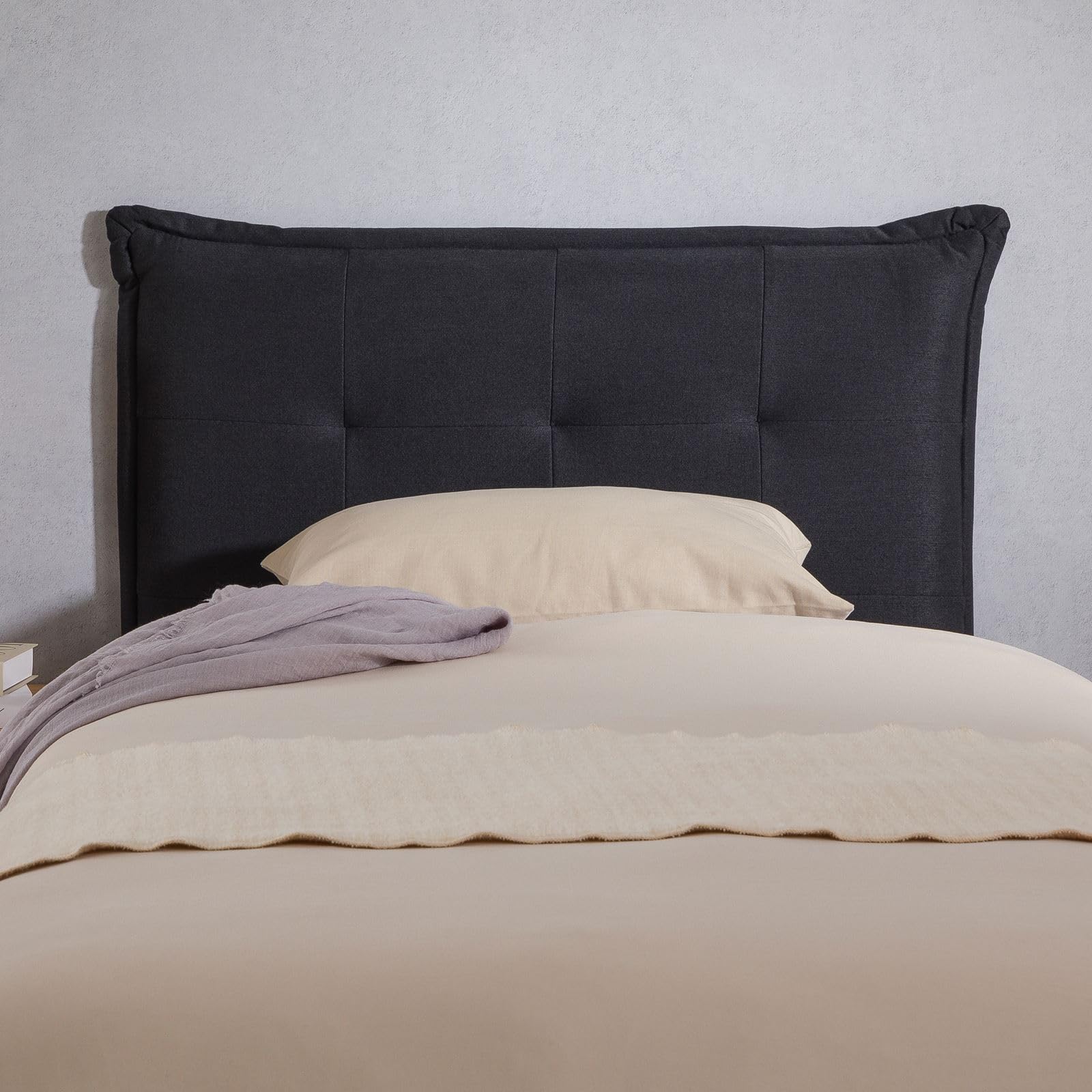 Testiera con gambe in legno per letto da 90 cm - Mobili LUFE