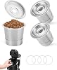 3 Pack Reusable K Cups and Coffee Pods for Ninja Coffee Maker PB051 & CFP101PB041-304 Stainless Steel K Cups Coffee Filters - Accessories for Ninja Single Serve and Dual Brew Coffee Maker