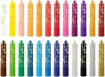 Amos Premium Non-toxic Silky Crayon Pasnet 24 Colors