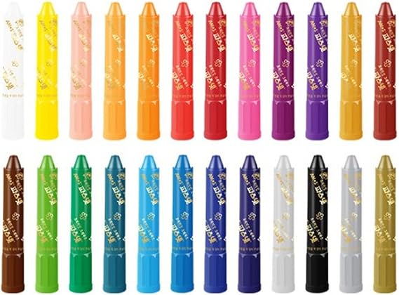 Amos Premium Non-toxic Silky Crayon Pasnet 24 Colors