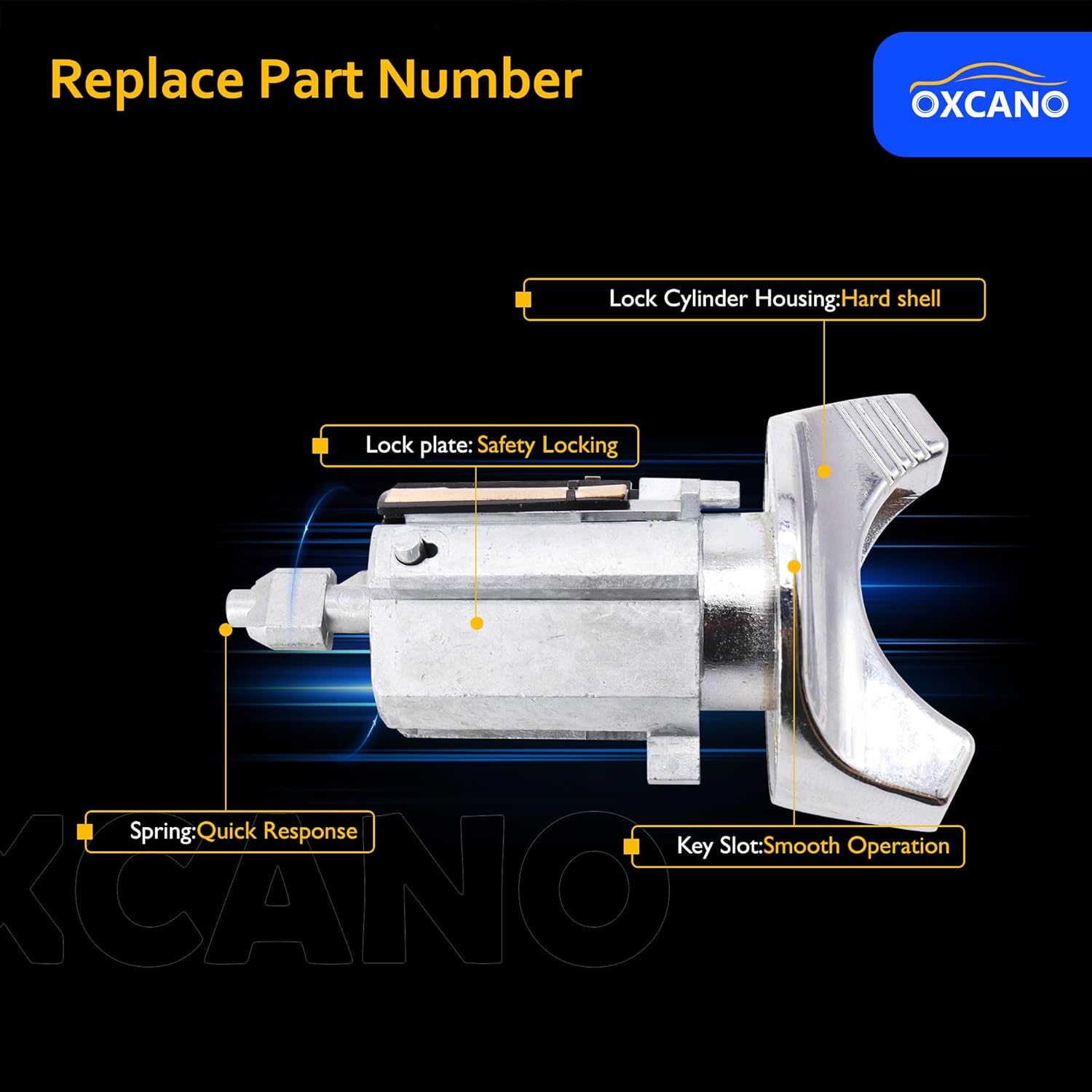 Ignition Lock Cylinder Switch & Door Lock Cylinders Compatible with 1990 1991 1992 1993 1994 1995 Ford F150/250/350, E150/250/350 Ranger Aerostar Bronco & Mercury Grand Marquis Vehicles
