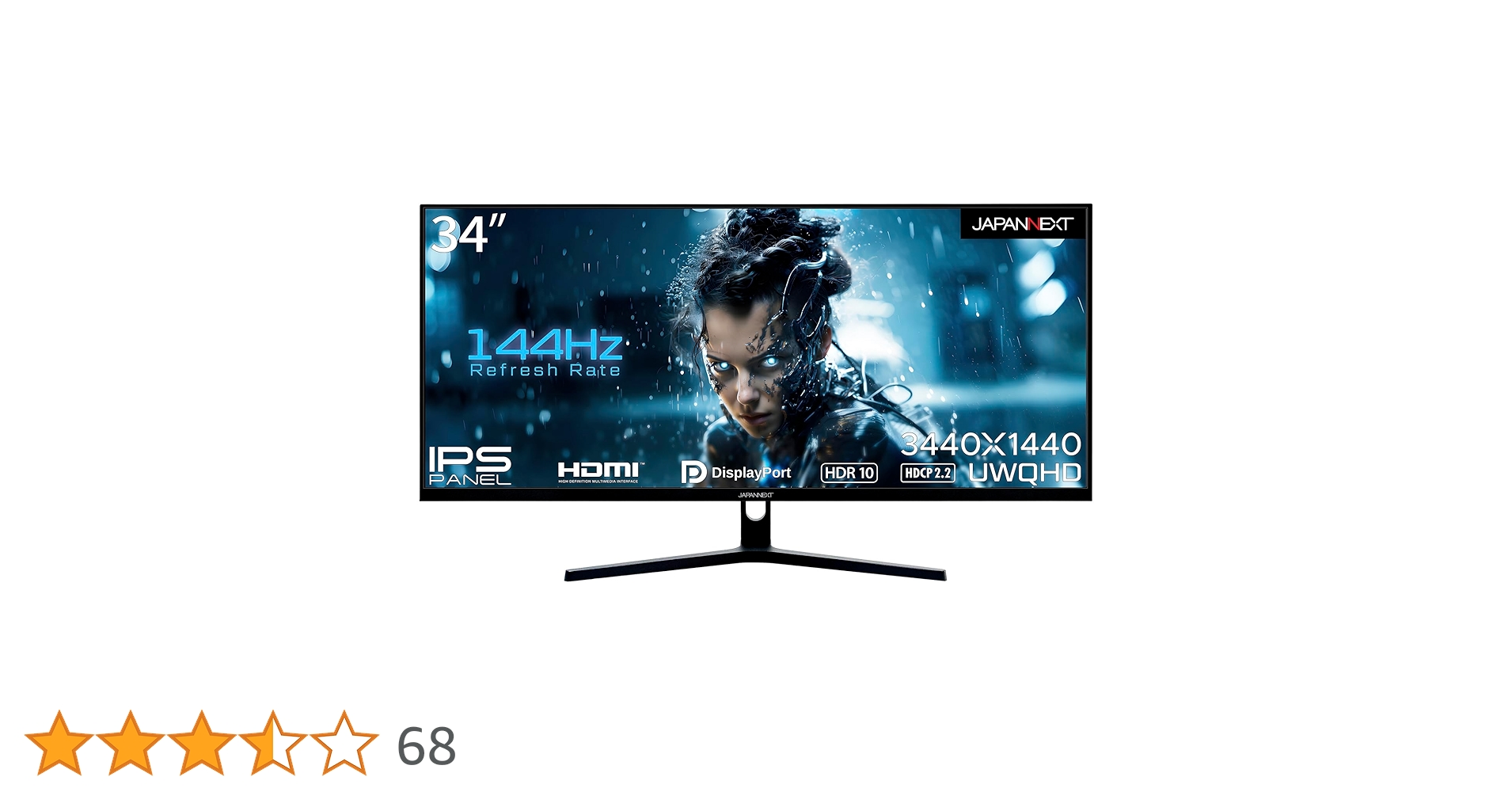 新品未開封　JN-VG34100UWQHDR 34インチ UWQHDモニター 41pTR+WV+tL.jpg