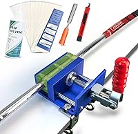 Vista 1 de Crestgolf Golf Repair Kit Drill-Free & Drill Installation for Regripping Golf Clubs, Inlcudes 13PCS Grip Tapes, Hook Knife, Solvent, Grip Tape