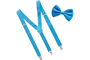 Bow Ties and Suspenders for Men, Kentucky Derby Adjustable