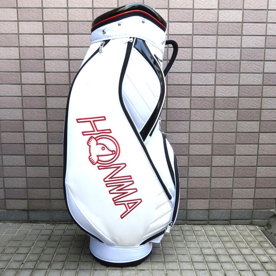 HONMA ホンマ キャディーバック 9型 ホワイト×レッド