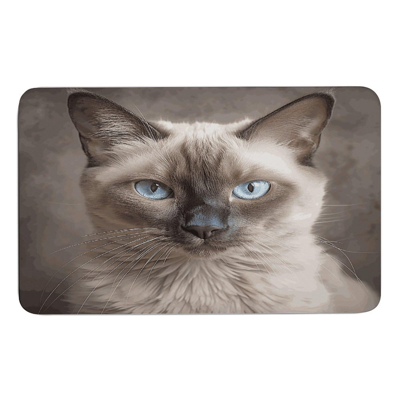 Alfombrilla para gatos siameses en diatomita natural de diseño