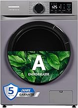 HWM-M814IVNSA+++ Waschmaschine, 8 kg, bürstenloser Motor, 15 Waschprogramme, 72 dB Geräuschpegel, LED-Anzeige, 1400 U/min, Energieklasse A+++, Wit, 5 Year Warranty (Anthrazit, 8 KG)