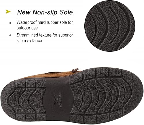 Miniatura 5 de Zigzagger - Pantuflas estilo mocasín de microgamuza y espuma viscoelástica, para hombre