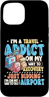 Travel Addict on my way to the Airport World Tour 2025 Case for iPhone 15