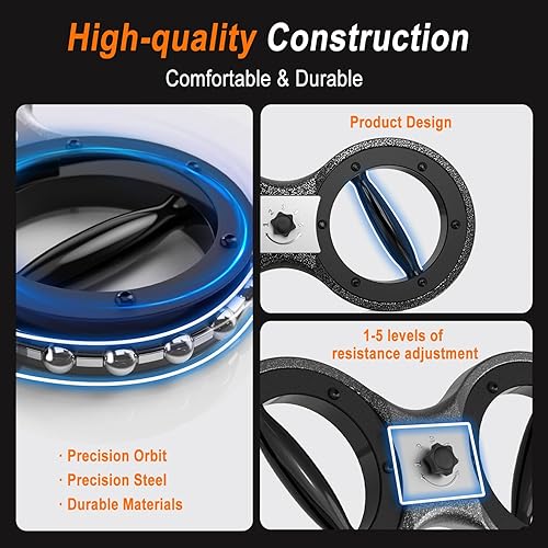 Vista 11 de HOTWAVE Burn Machine Arm Workout, Spinning Rotator Shoulder Burn Machine - 360 Degree Rotating Burn Machine Arm Workout Equipment Machine for