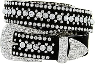 rhinestone cowboy belt mens